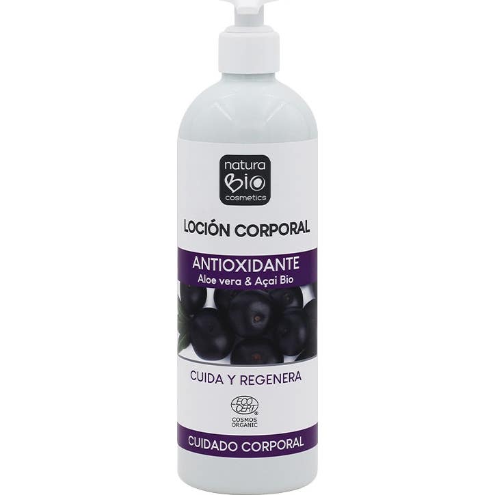 NaturaBIO Cosmetics Lait Corporel Antioxydant 500ml
