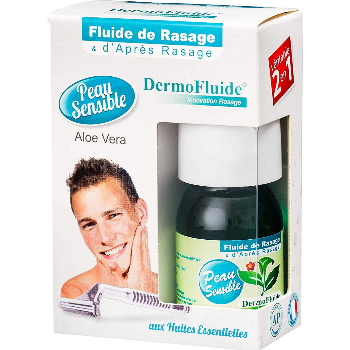 Deterlub Dermofluide Sérum Afeitado Piel Sensible Aloe Vera 30ml