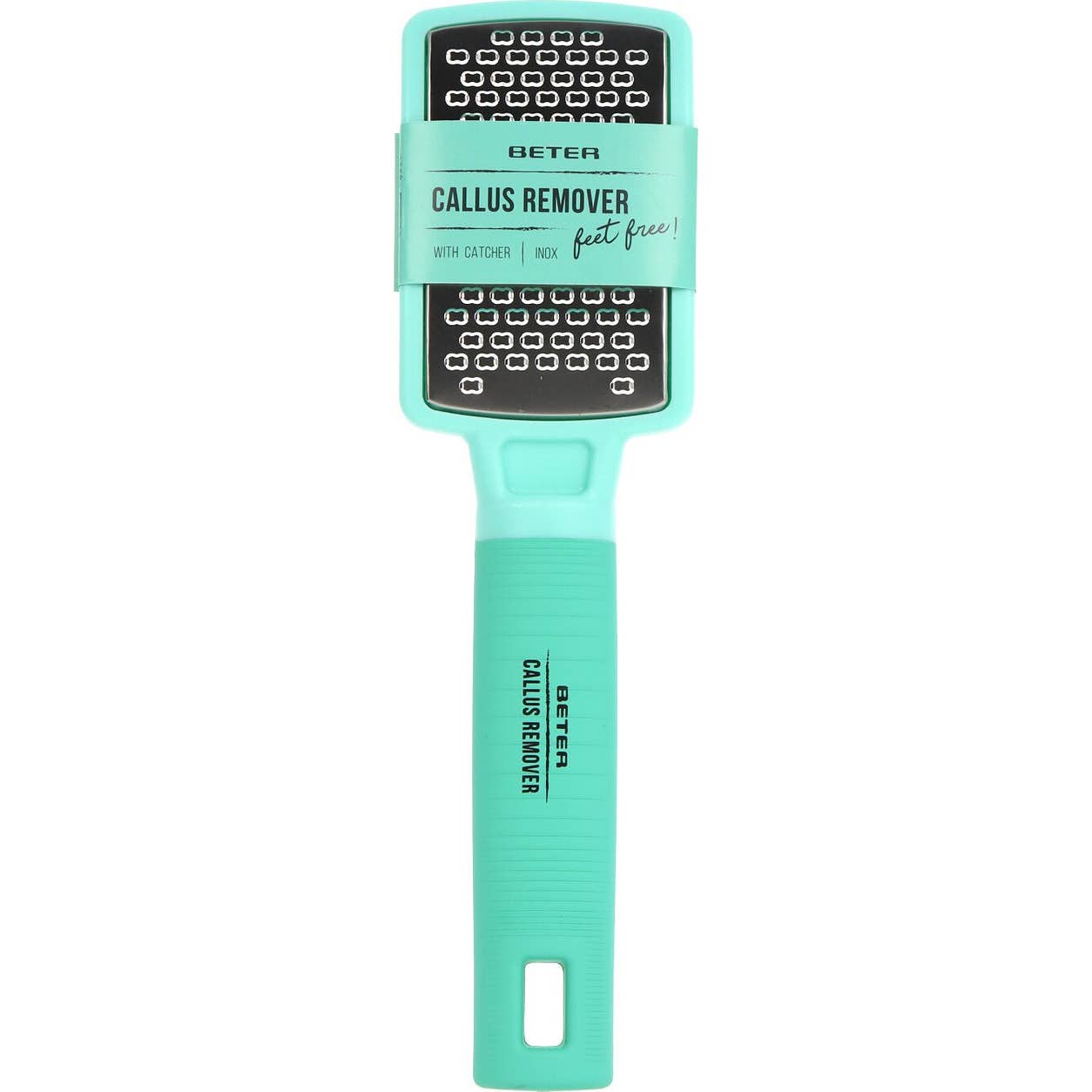 Beter Feet Free Inox Râpe Callosités avec Réservoir 1ut