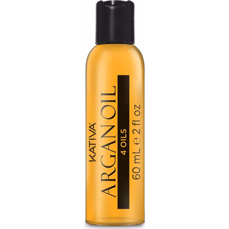 Kativa Huile d'Argan Huile pour Cheveux 4 Huiles X 60ml