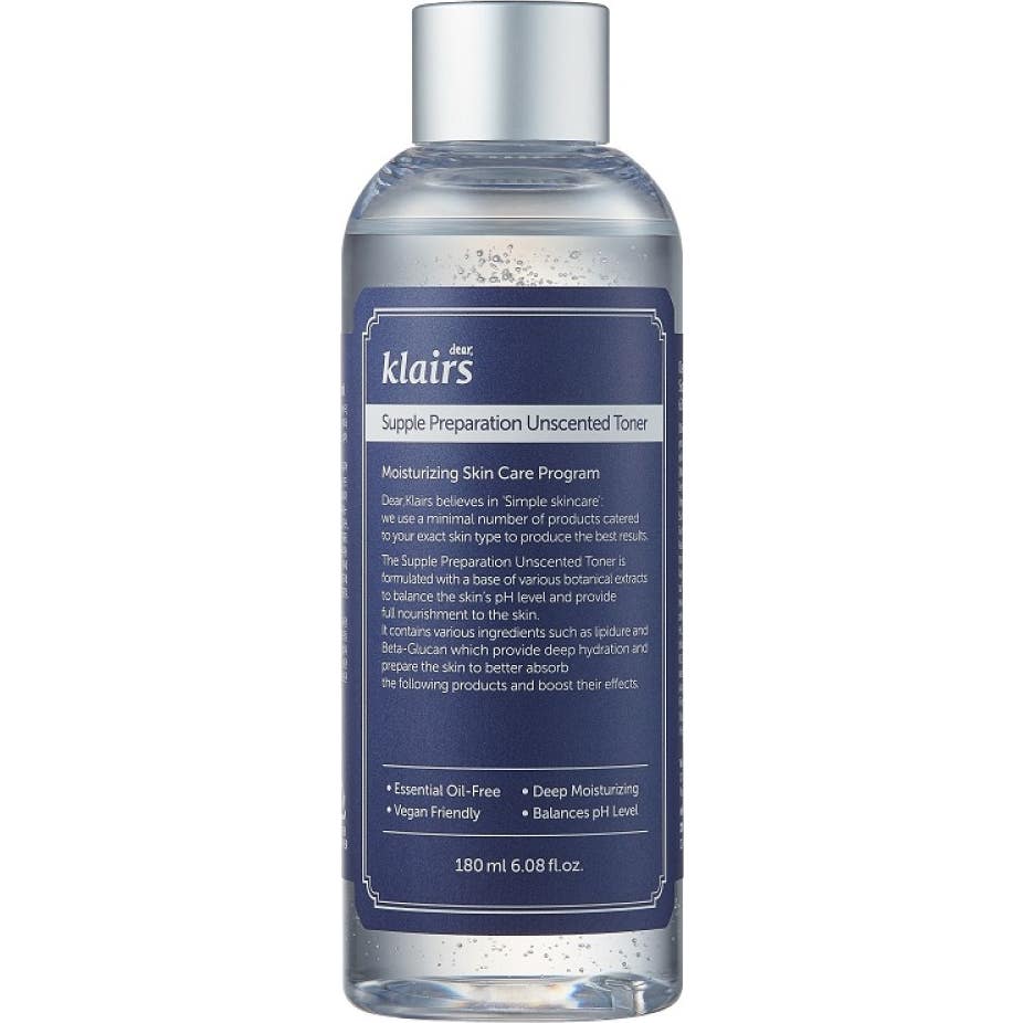 Klairs Préparation Souple Tonique Visage Non Parfumé 180ml
