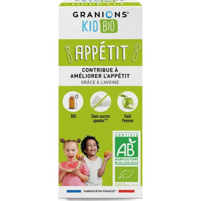 Granions Enfants AppéTit Sirop GoûT Pomme 125Ml-image