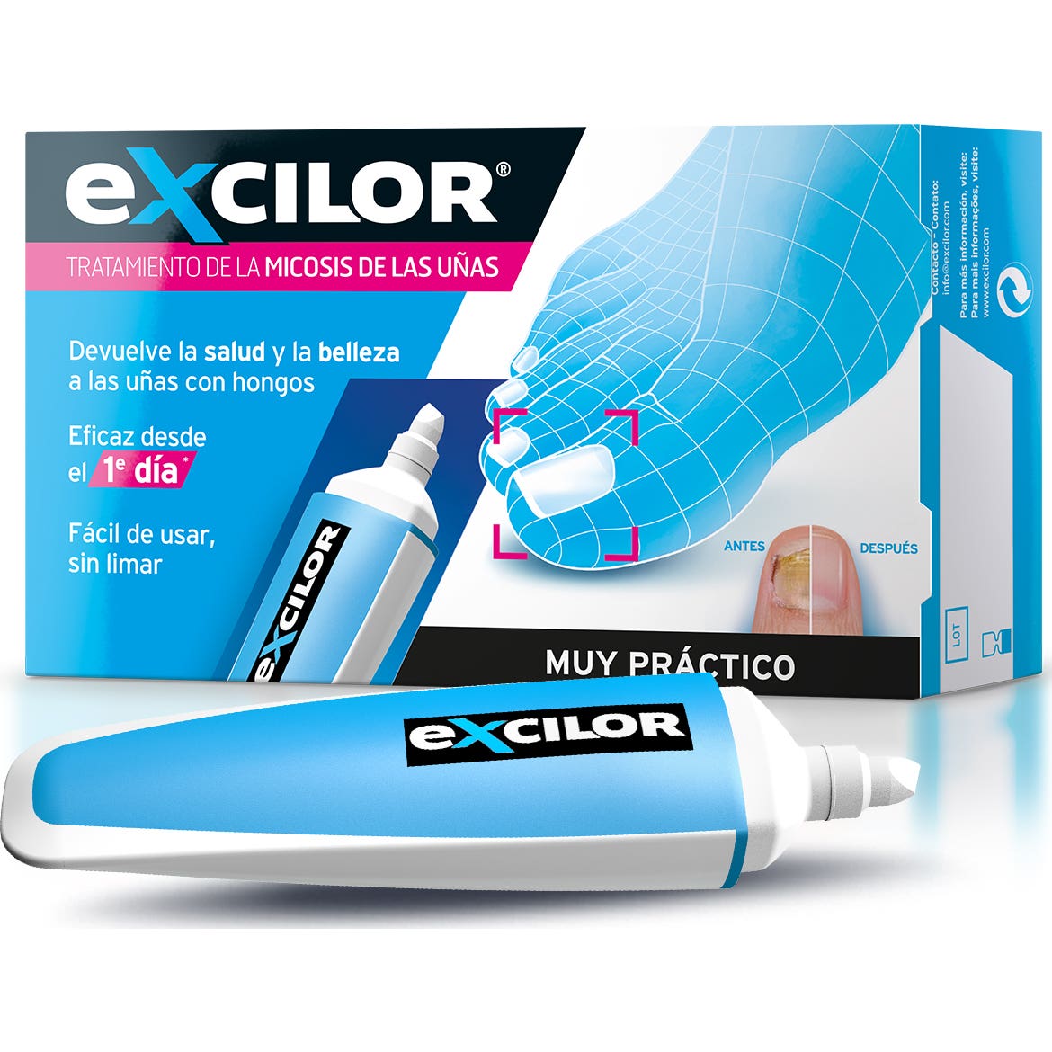 Excilor Mycose De L'Ongle Stylet 3,3ml