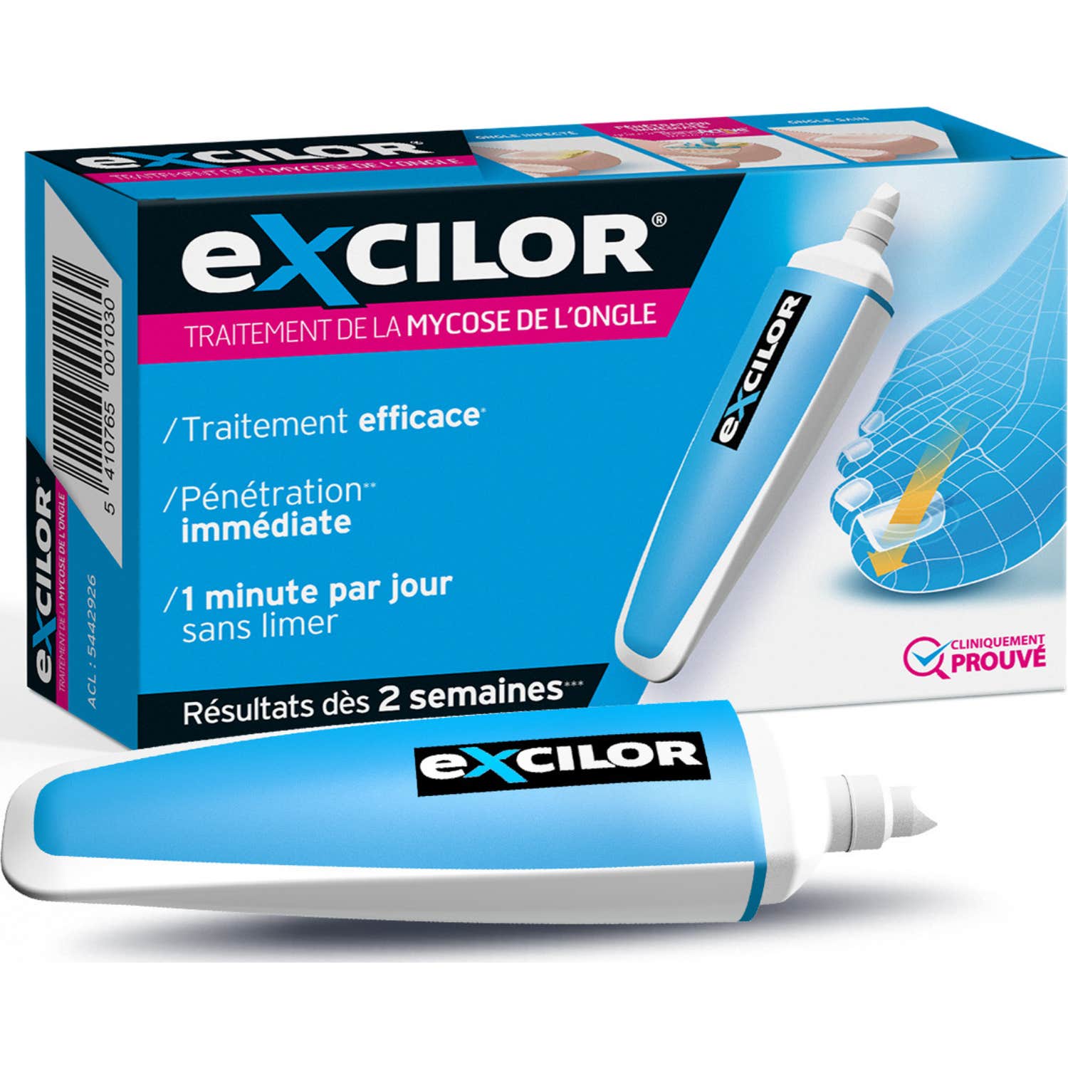 Excilor Mycose De L'Ongle Stylet 3,3ml