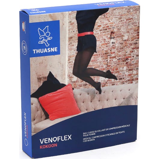 Thuasne Venoflex 2 Kokoon Chaussette Abs Miel N2 1 Paire
