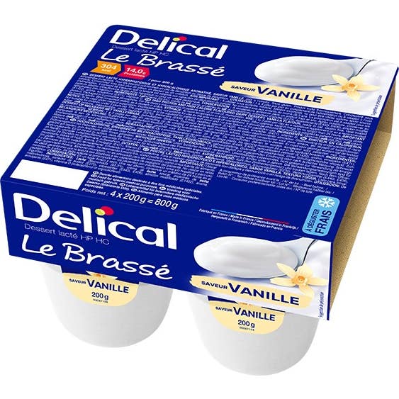 Delical Le Brassé Hp Hc Vanille 4x200g
