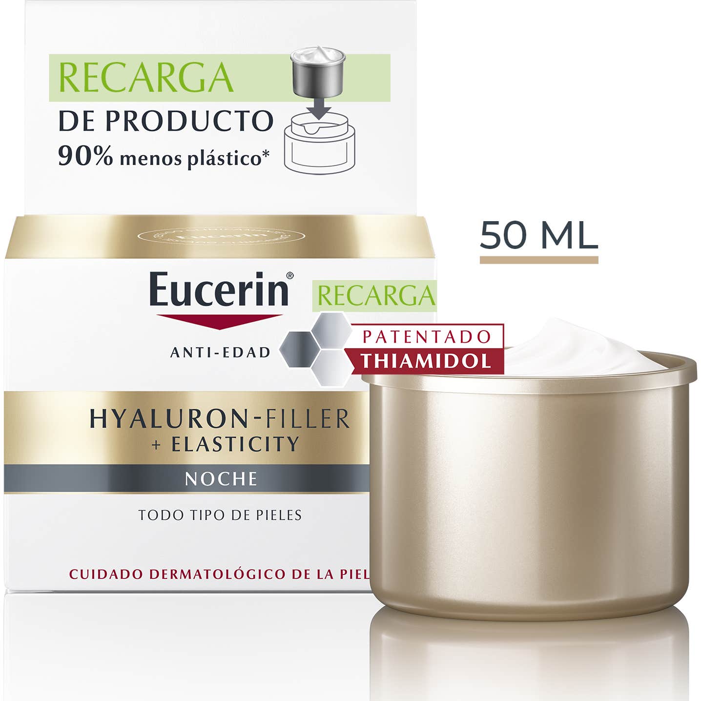 Eucerin Hyaluron Filler + Elasticity Crème De Nuit Recharge 50ml