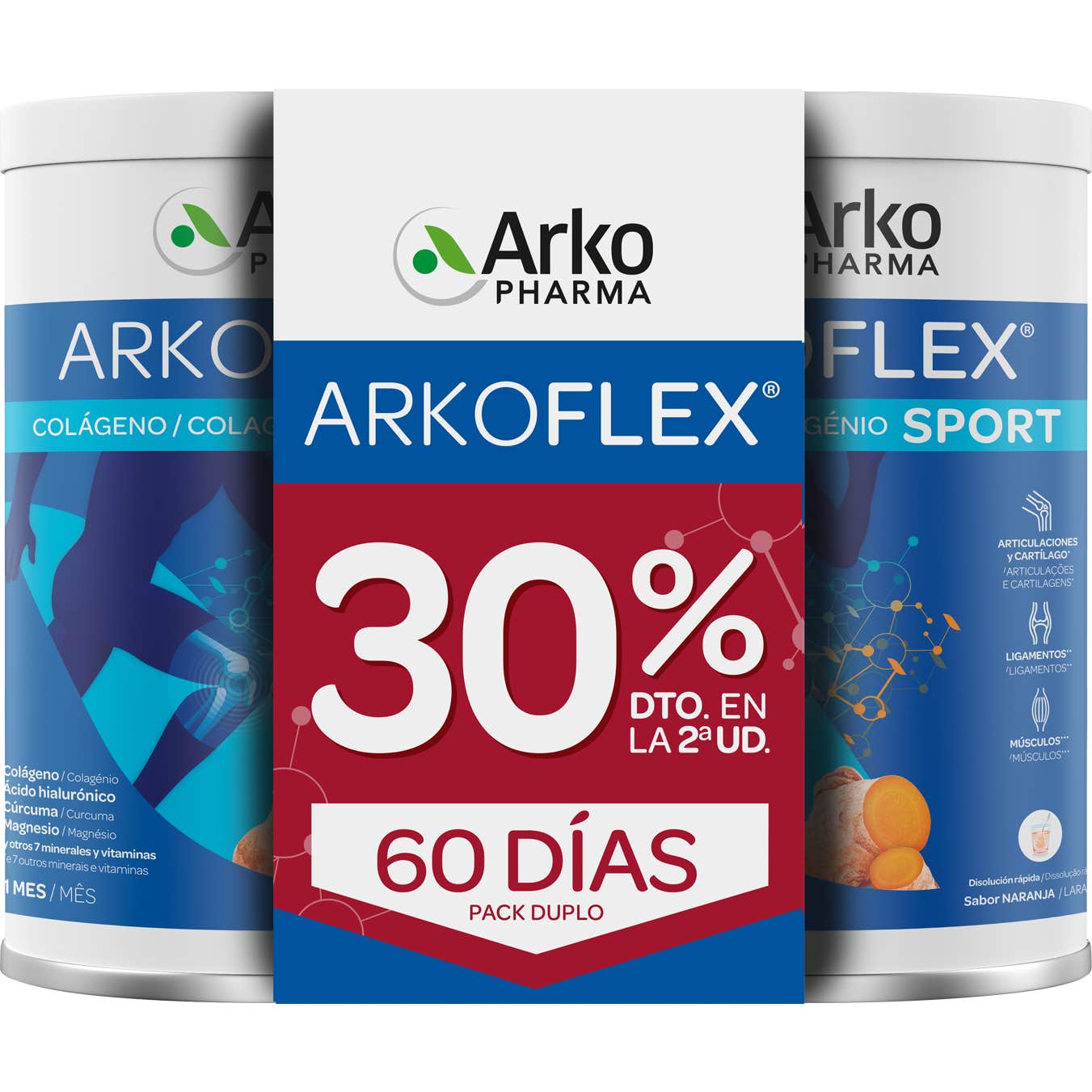 Arkoflex Dolexpert Collagène Saveur Orange 2x390g