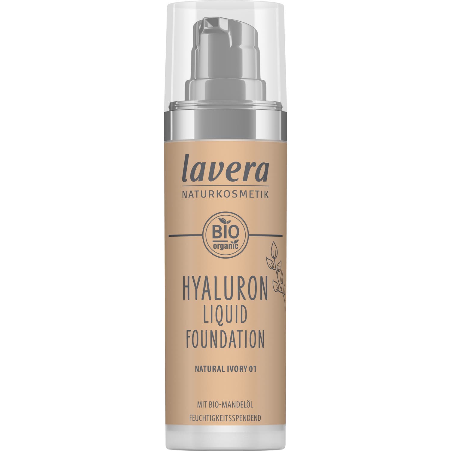 Lavera Hyaluron Liquid Foundation Nro 01 Natural Ivory 30ml