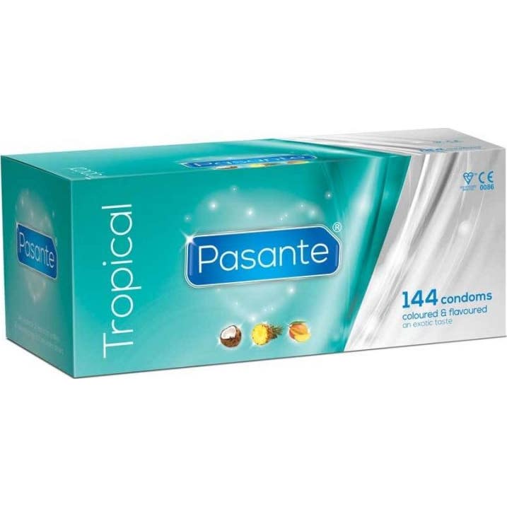 Pasante Préservatifs à Saveur Tropicale 144uts