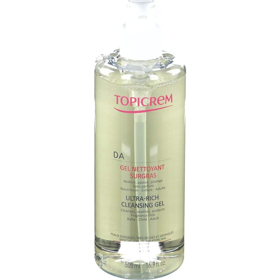 Topicrem DA Gel Nettoyant Surgras 500ml