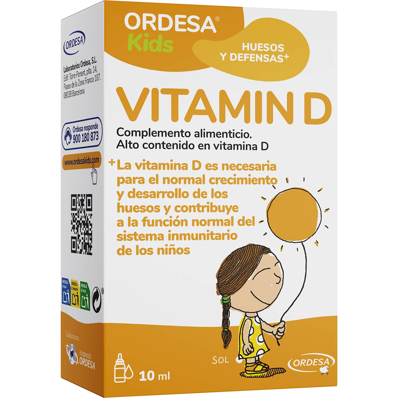 Ordesa Kids Vitamine D Gouttes 10ml