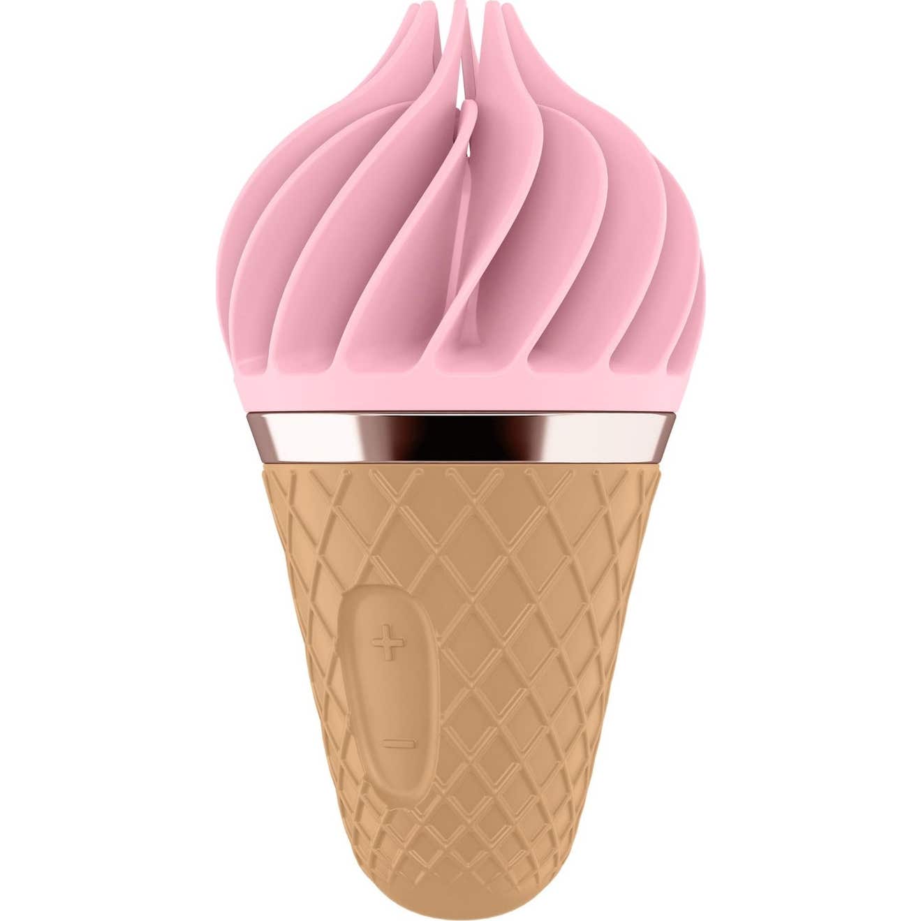 Satisfyer Sweet Treat Spinnator brun et rose