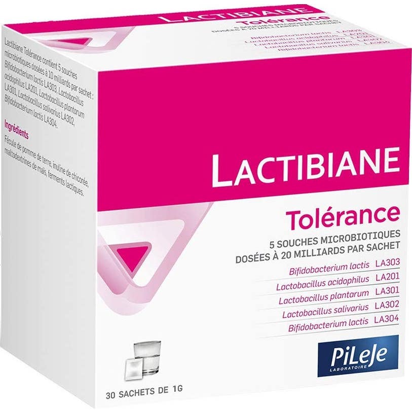 Pileje Lactibiane Tolérance 30 sachets