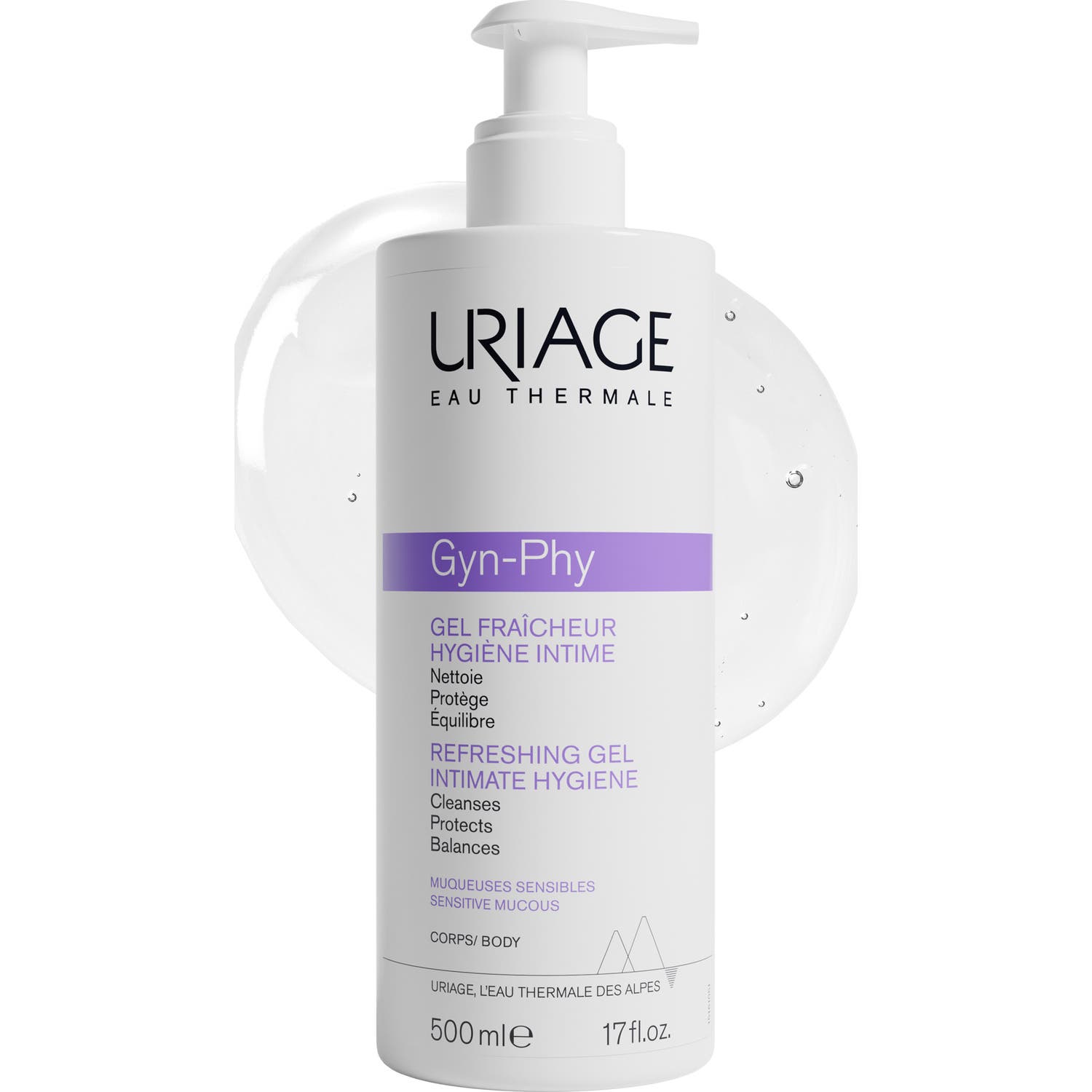 Uriage Gyn-Phy Gel Refrescante Higiene Intima 500ml