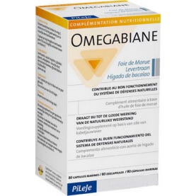 Pileje Omegabiane Foie de Morue 80 Capsules Marines