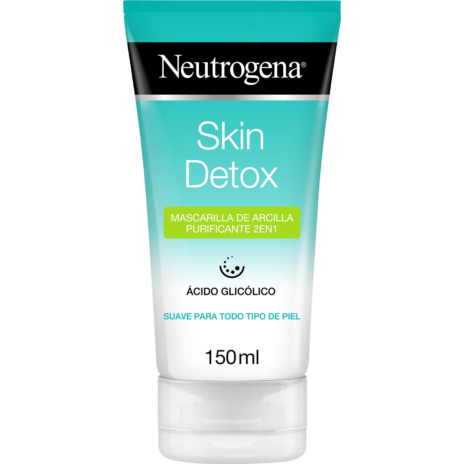 Neutrogena® Masque Purifiant Détoxifiant pour la Peau 2 en 1 150 ml