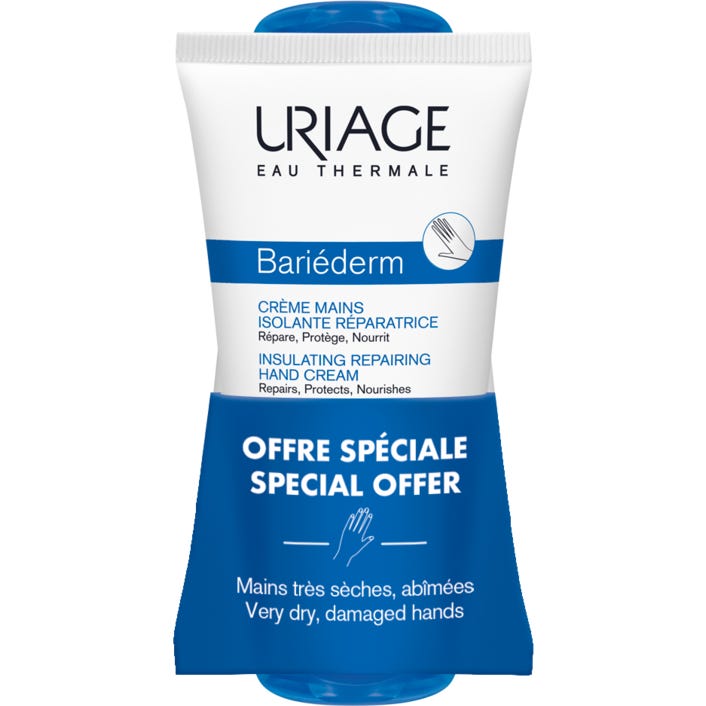 Uriage Promo Bariederm Crème pour les mains 50 ml double