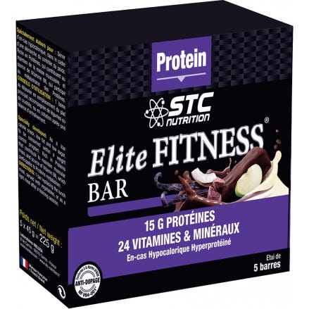 STC Nutrition Elite Fitness Bar Vanille 5x45g