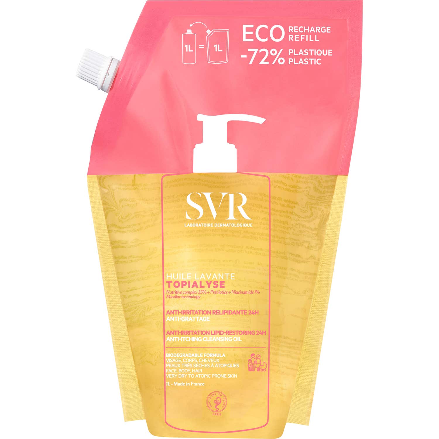 SVR Topialyse Huile Lavante Éco-Recharge 1L