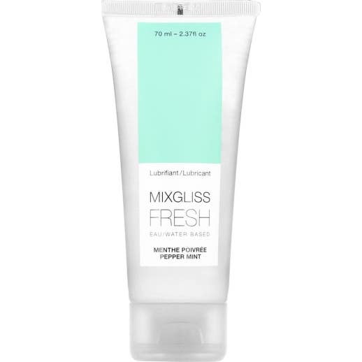 Mixgliss Lubricante Base Agua E Frio Sabor A Menta 70Ml