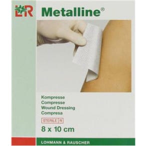 Lohmann Rauscher Metalline Compresses Stériles 8 x 10 Cm /10