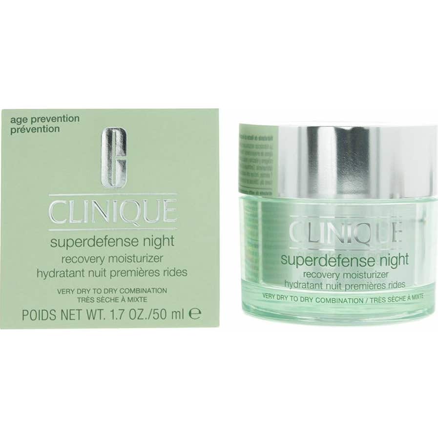 Clinique Superdefense Crème Hydratante de Nuit Récupération 1/2 Crème 50ml