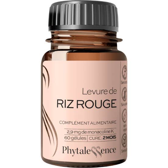 Phytalessence Levure de Riz Rouge 60 Gélules