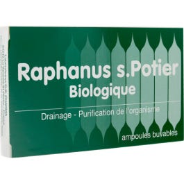 Raphanus S. Potier Biologique 12 Ampoules