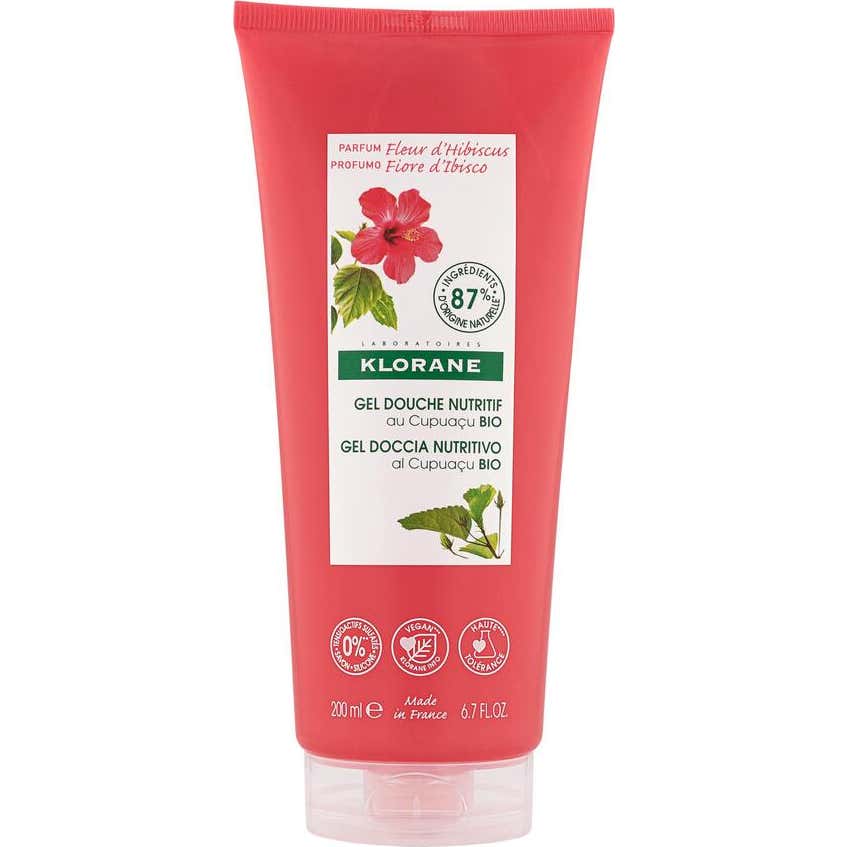 Klorane Gel Douche Nutritif Au Cupuaçu Bio Fleur D'Hibiscus 200ml