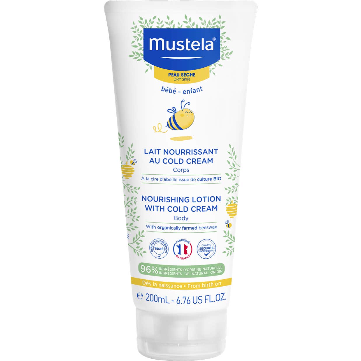 Mustela Lait Nourrissant Au Cold Cream 200ml