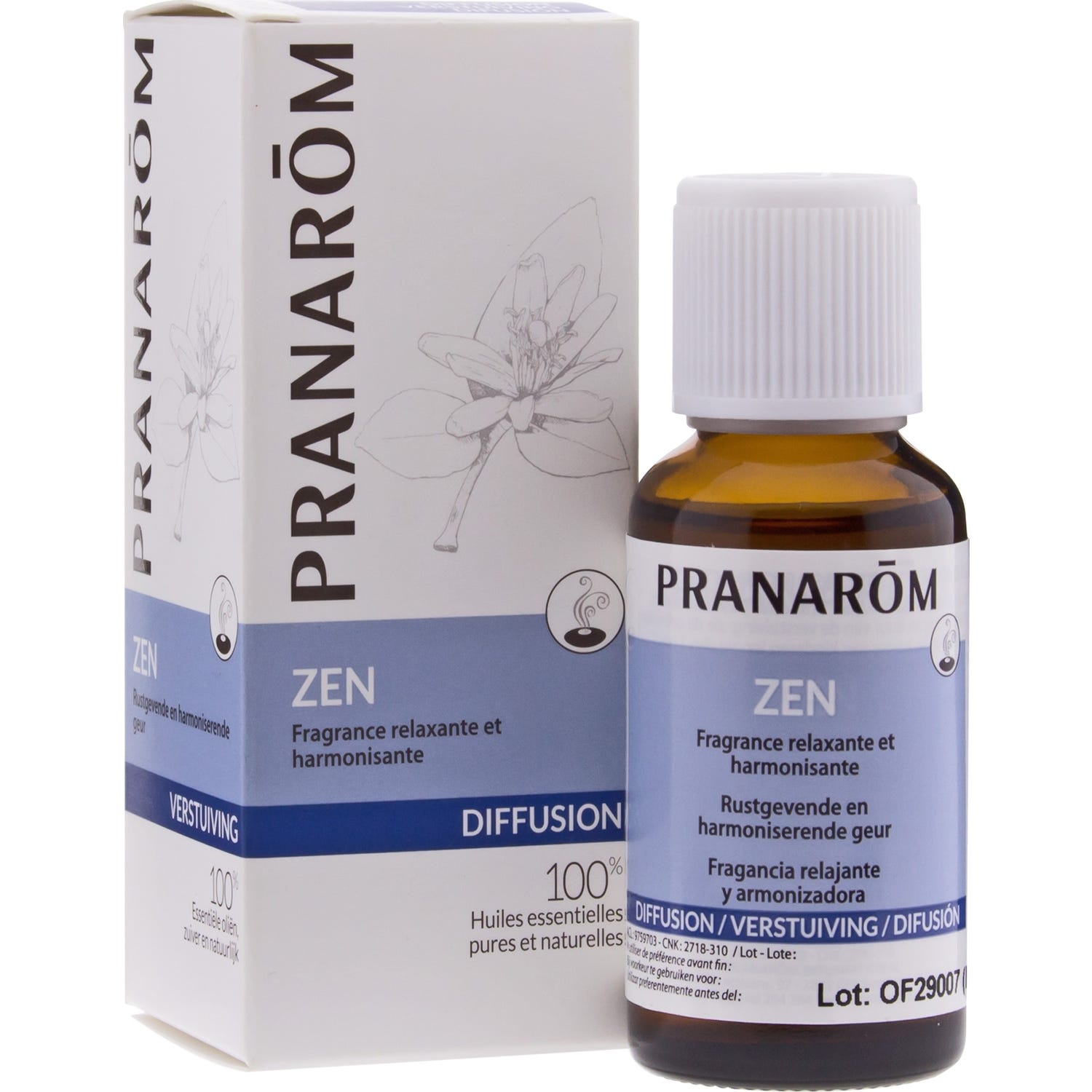 Pranarôm LES DIFFUSABLES Zen Bio 30ml