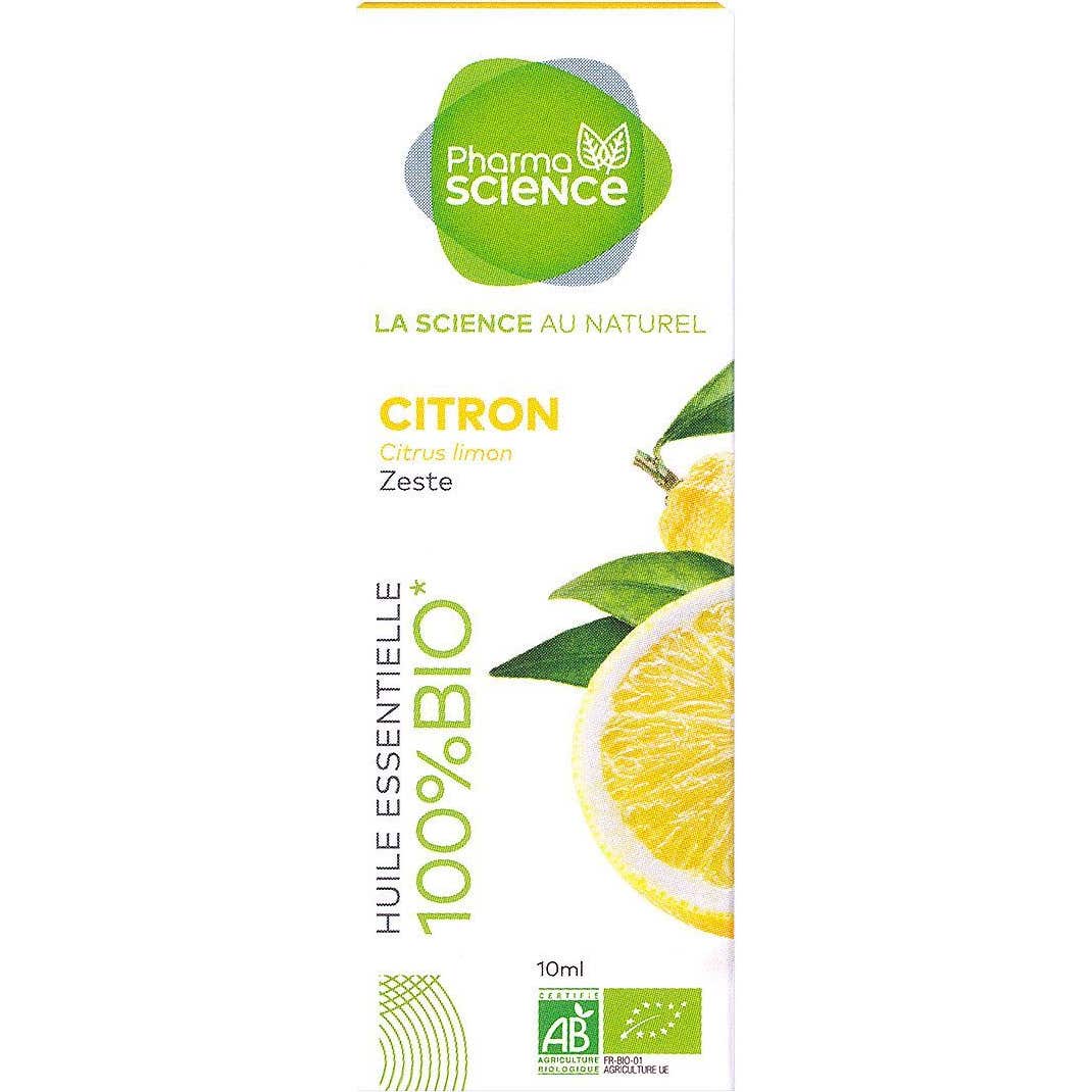 Pharmascience Huile Essentielle Citron Bio 10ml