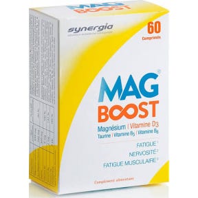 Synergia Mag Boost 60 Comprimés