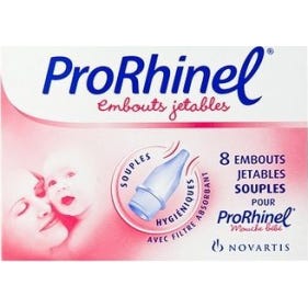 Prorhinel Embouts Jetables Souples Mouche Bébé 8 Embouts