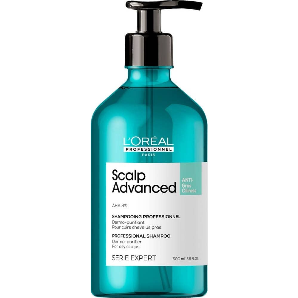 L'oréal Scalp Advanced Anti-Oiliness Dermo-Purifier Shampoo 500Ml