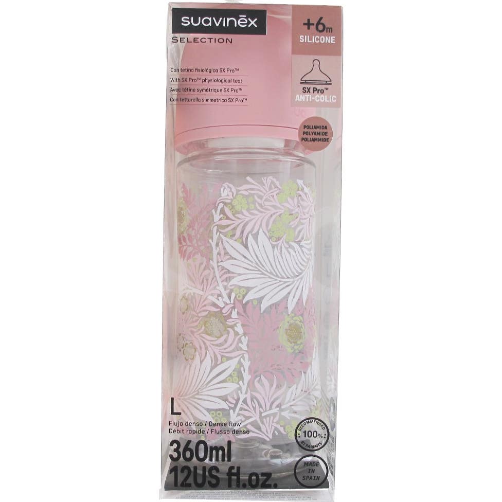 Suavinex Selection Biberon Poetry Polyamide SX Pro Débit L 360 ml