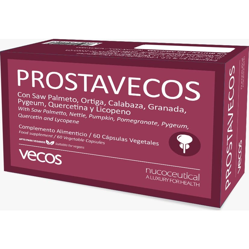Vecos Nucoceuticals Suplemento Natural para la Próstata 60caps