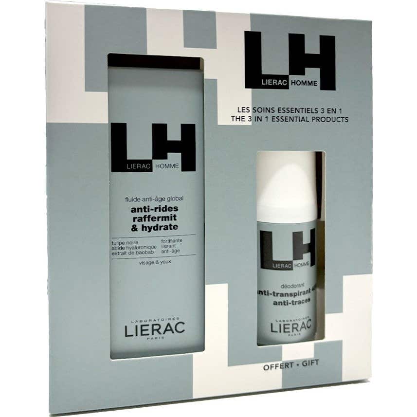 Lierac Homme Pack Crème 50ml + Déodorant 50ml