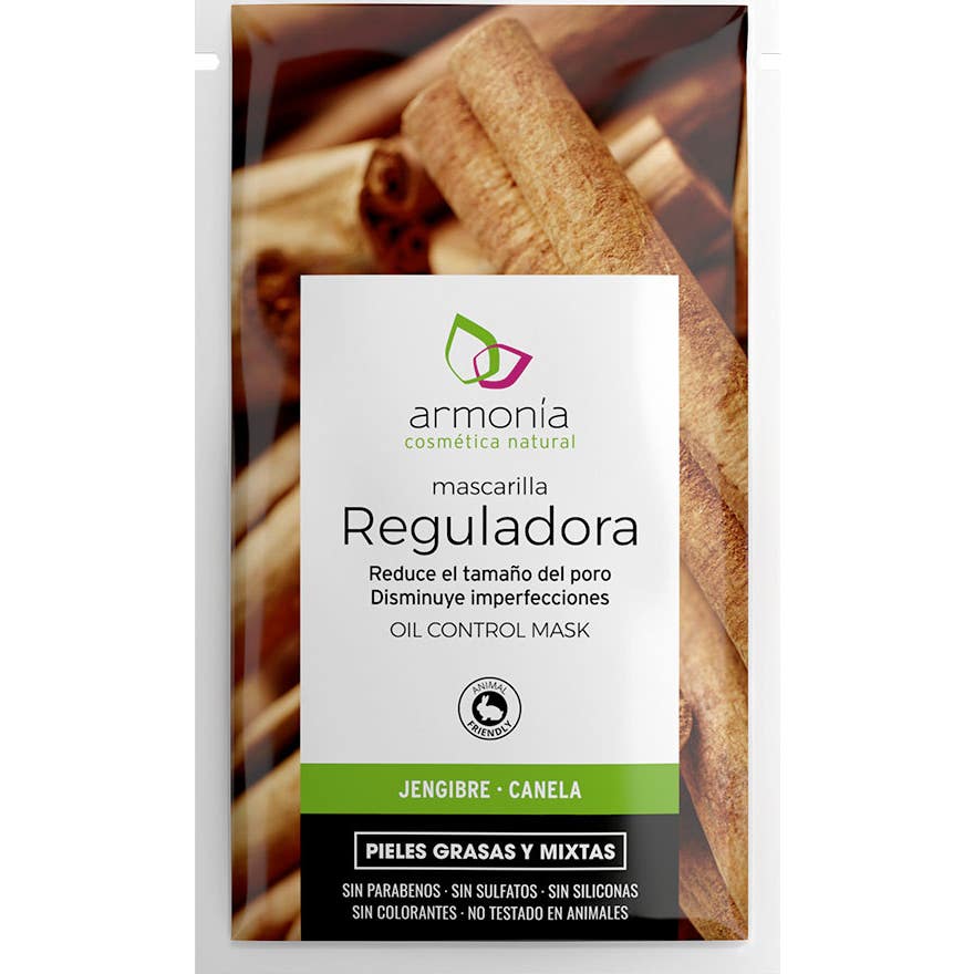 Harmony masque facial à action régulatrice gingembre et cannelle 10g