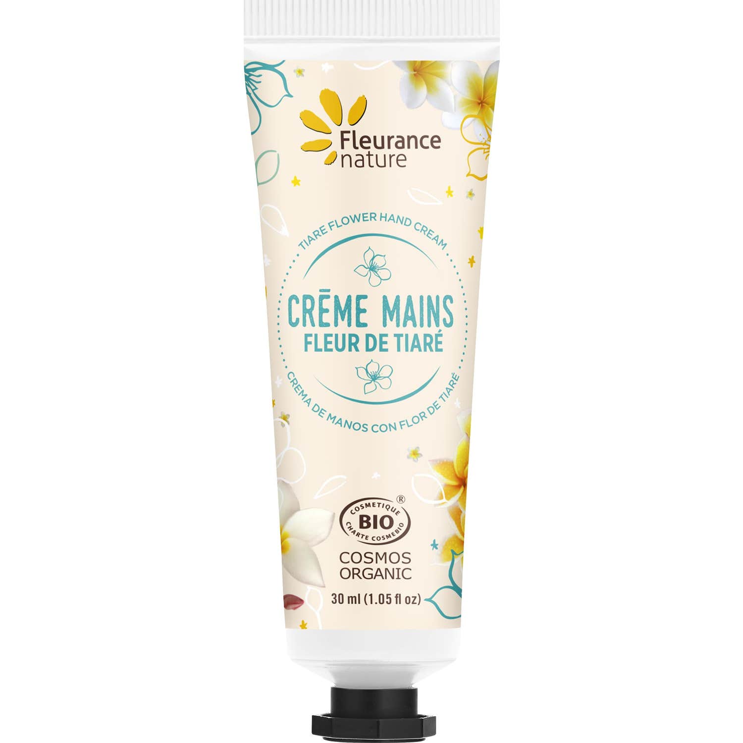 Fleurance Nature Crème Mains Bio Tiaré 30ml
