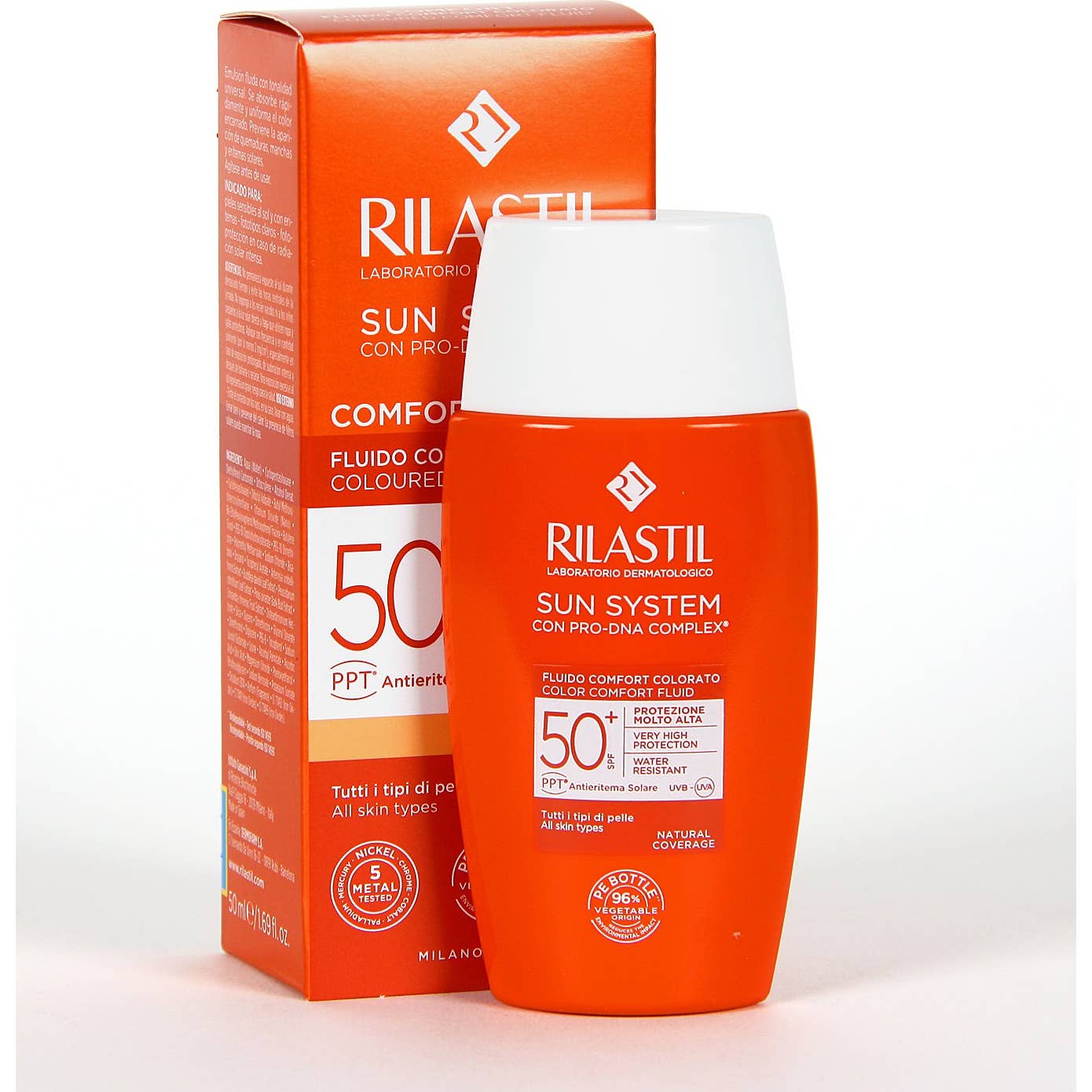 Rilastil Sun System Comfort Color Fluid SPF50+ 50ml
