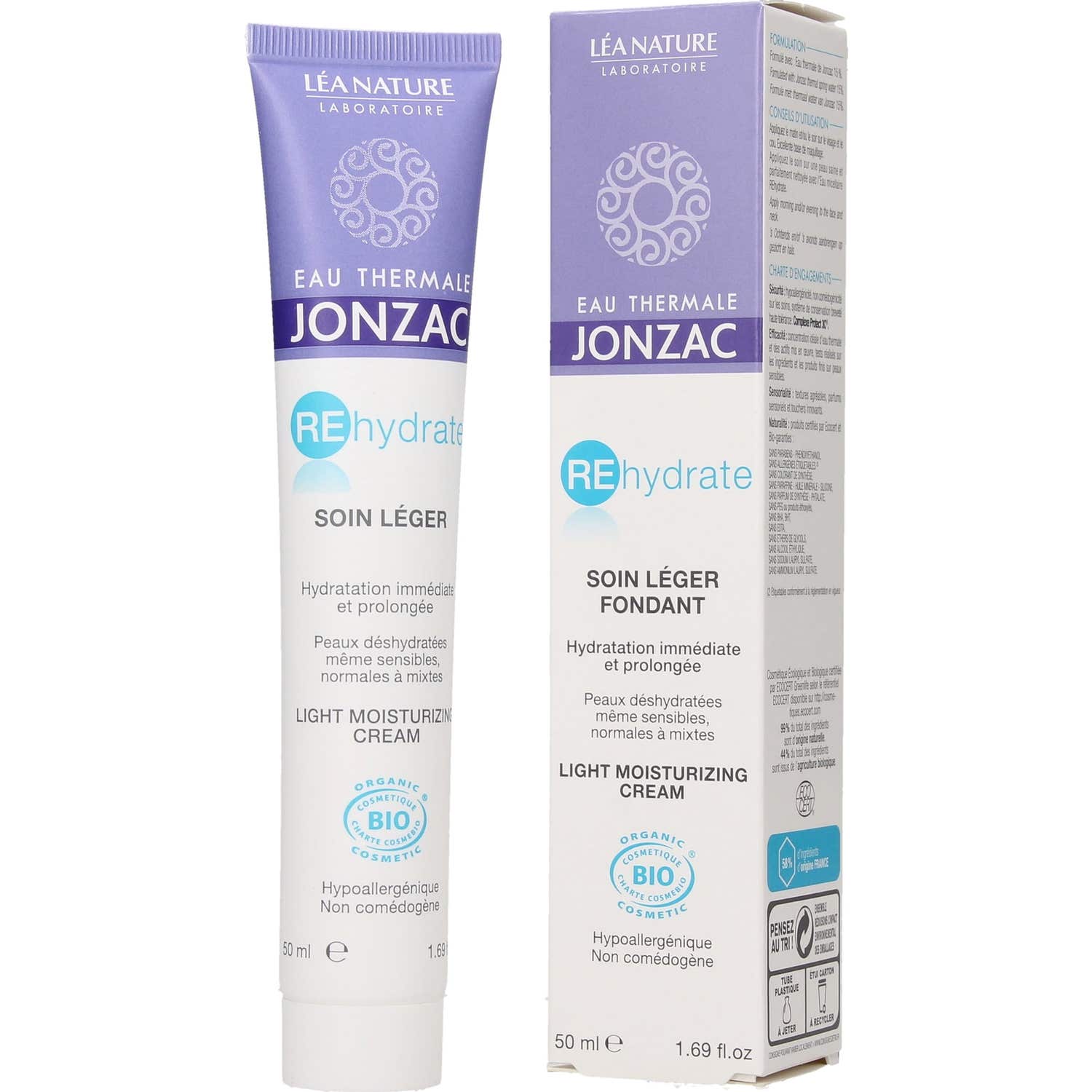 Jonzac Réhydrate Soin Léger Réhydratant 40ml