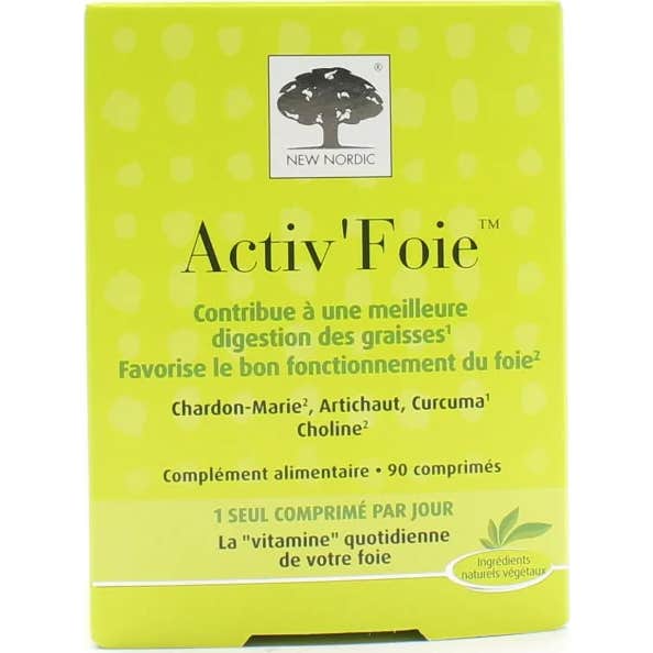 New Nordic Activ'Foie 90 Comprimés