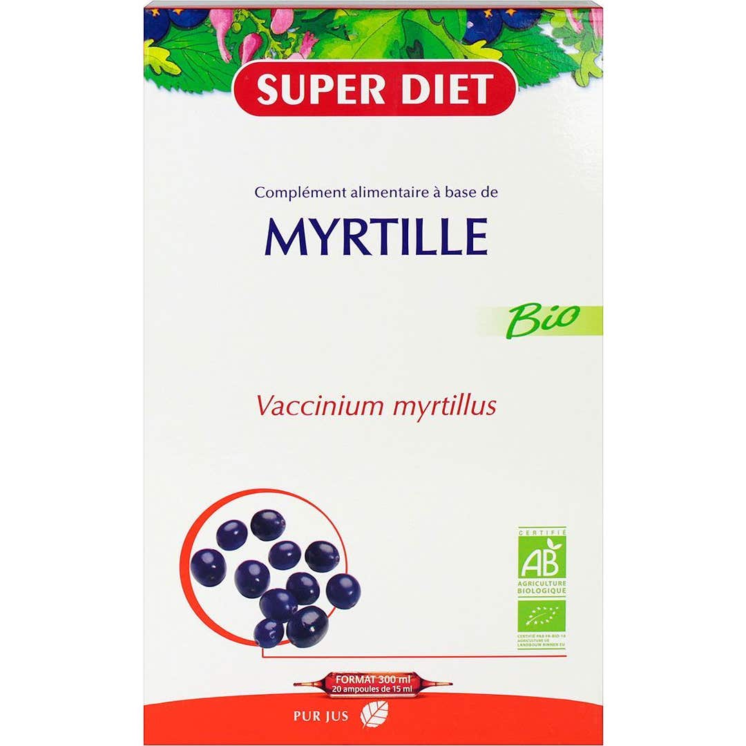 Super Diet Myrtille Bio 20 ampoules