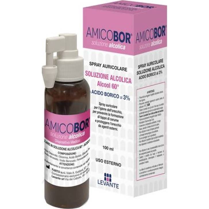 Levante Amicobor Solution Alcoolique 100ml