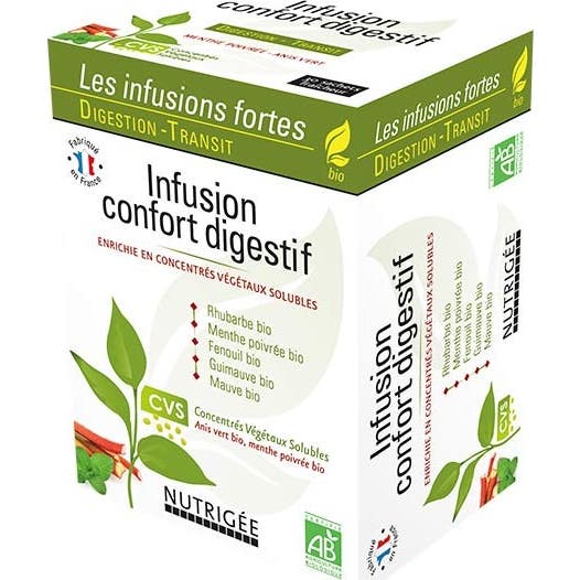 Nutrigée Infusion Confort Digestif Bio 30 Sachets