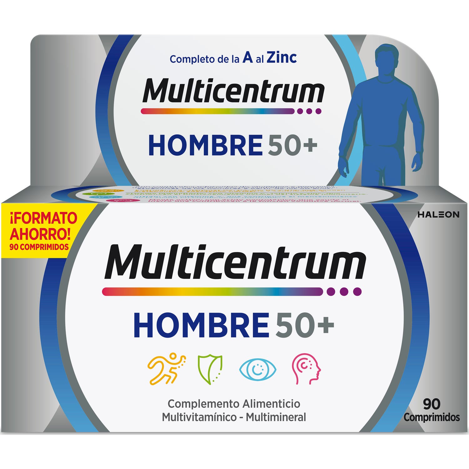 Multicentrum Men 50+ 90 Comprimés