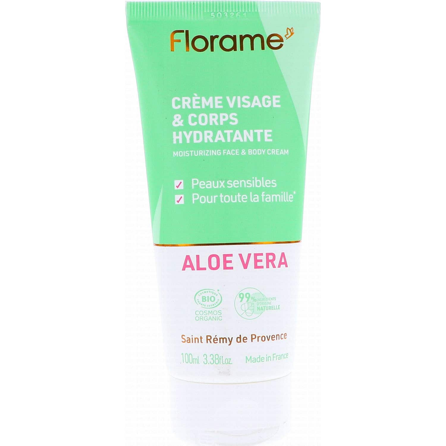 Florame Aloe Vera Crème Visage & Corps Hydratante 100 ml