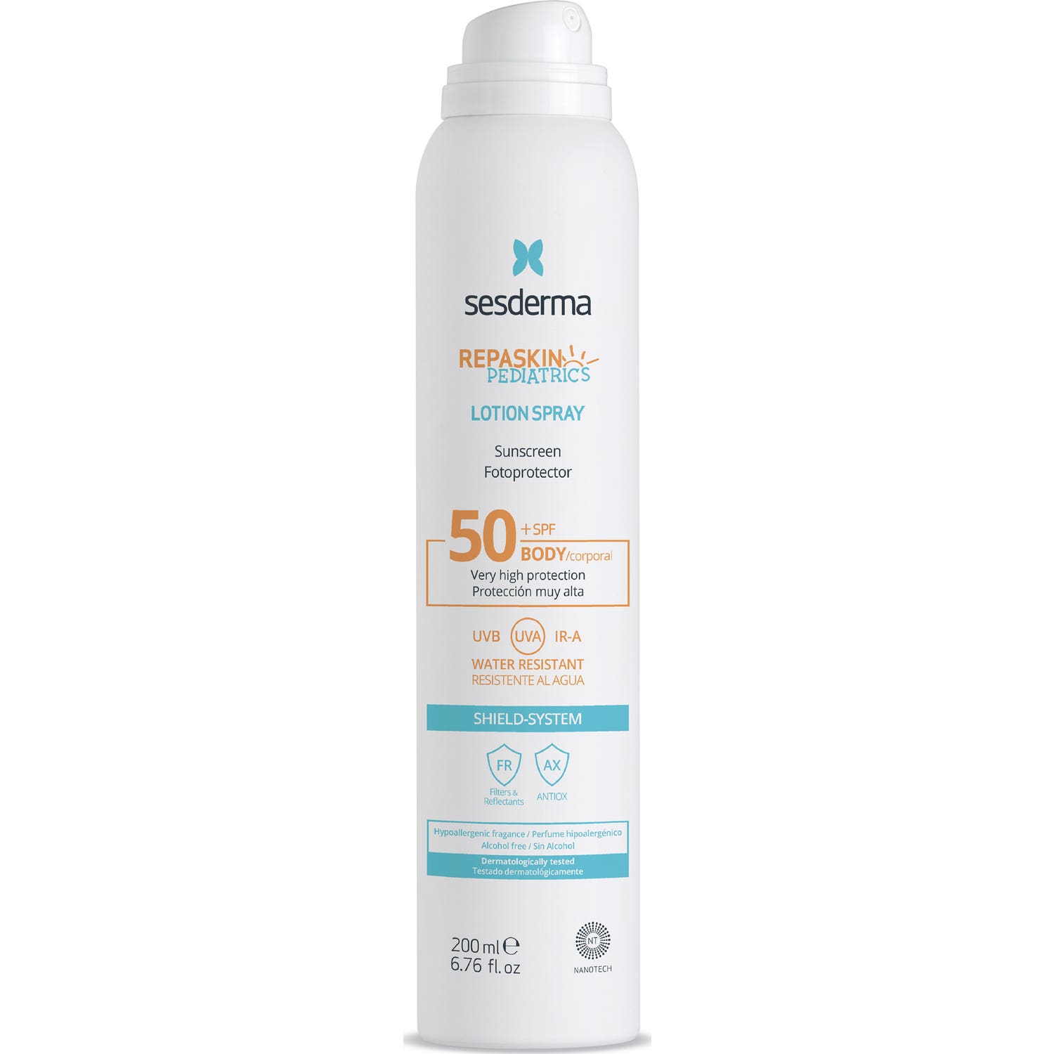 Sesderma Repaskin Spray Lotion Pédiatrie Spray Repaskin 50+. 200 Ml